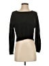 Friday's Project Metallic Black Pullover Sweater Size S - photo 1