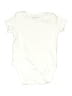 Mac & Moon 100% Cotton Solid Ivory Short Sleeve Onesie 6-9 MO / 9 MO - photo 1