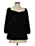 Torrid Black 3/4 Sleeve Blouse Size Med Plus (00) - photo 1
