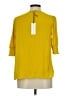Maison d' Amelie 100% Polyester Yellow 3/4 Sleeve Blouse Size M - photo 2