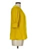 Maison d' Amelie 100% Polyester Yellow 3/4 Sleeve Blouse Size M - photo 4