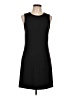 Theory Solid Black Casual Dress Size 10 - photo 1