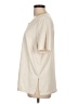 Unbranded Solid Ivory Short Sleeve T-Shirt Size L - photo 5