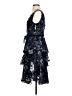MARCHESA notte 100% Polyester Paisley Blue Cocktail Dress Size 2 - photo 5