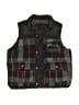Gap 100% Polyester Plaid Black Vest Size 2 - photo 1