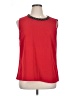 Calvin Klein Red Sleeveless Blouse Size XL - photo 1