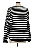 French Connection Stripes Black Pullover Sweater Size M - photo 2