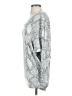 White House Black Market Paisley Silver Pullover Sweater Size XXS - photo 5
