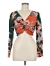 Marissa Webb 100% Polyester Orange Long Sleeve Blouse Size 8 - photo 1