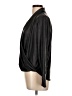 Ariella Metallic Black Long Sleeve Blouse Size L - photo 5