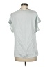 Jessica Simpson 100% Polyester Silver Short Sleeve Blouse Size M - photo 2
