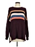 American Eagle Outfitters 100% Polyester Color Block Burgundy Pullover Sweater Size XS - Sm - photo 1