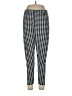 Shein Curve Houndstooth Black Casual Pants Size 0X - photo 1