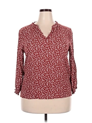 Monday Fun 3/4 Sleeve Blouse (view 1)