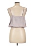 Reset 100% Polyester Gray Sleeveless Blouse Size L - photo 2