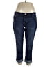 Riders by Lee Solid Blue Jeans Size 18 - photo 1