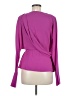 Atlein Collective 100% Polyester Purple Long Sleeve Blouse Size 6 - photo 2