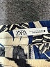 Zara Print Blue Casual Pants Size XS - photo 4