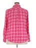 Torrid Plaid Pink 3/4 Sleeve Button-Down Shirt Size 2X Plus (2) - photo 2