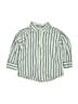 Gymboree 100% Cotton Stripes Blue Long Sleeve Button-Down Shirt Size 12-18 mo - photo 1