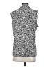 Anne Klein Silver Sleeveless Blouse Size L - photo 2