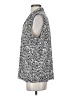 Anne Klein Silver Sleeveless Blouse Size L - photo 5