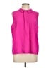 CeCe Solid Pink Sleeveless Blouse Size L - photo 1