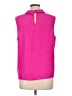 CeCe Solid Pink Sleeveless Blouse Size L - photo 2