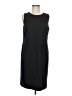 Chico's Solid Black Casual Dress Size Med (1) - photo 1