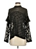 BCBGMAXAZRIA 100% Polyester Black Long Sleeve Blouse Size XS - photo 1