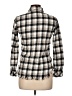 Current/Elliott Plaid Gray Long Sleeve Button-Down Shirt Size Lg (3) - photo 2