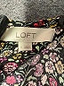 Ann Taylor LOFT 100% Viscose Floral Black Romper Size S - photo 4