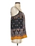Express 100% Polyester Brown Sleeveless Blouse Size S - photo 4