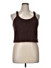 Just Fab Brown Tank Top Size 1X - photo 1