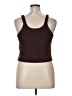 Just Fab Brown Tank Top Size 1X - photo 2