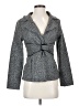 Black Lipstick Polka Dots Gray Blazer Size S - photo 1