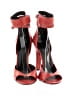 Alexander Wang Red Croc Embossed Leather Sandals Size EU 40 - photo 2