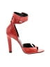 Alexander Wang Red Croc Embossed Leather Sandals Size EU 40 - photo 1