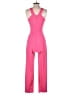 Aqua Solid Pink Jumpsuit Size S - photo 2