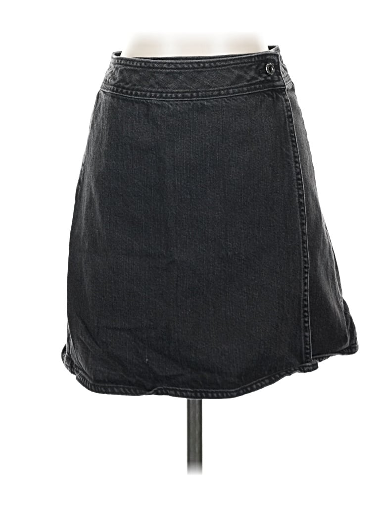 Pre-owned Jack Wills Denim Skirt In Black