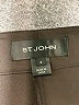 St. John Solid Brown Black Dress Pants Size 6 - photo 7