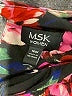 MSK Floral Black Casual Dress Size 16 - photo 7