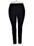 Adore Me Solid Black Active Pants Size 2X - photo 1