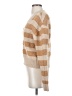 Saunders Collective Stripes Tan Pullover Sweater Size S - photo 5