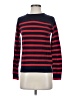 Mott & Bow 100% Cashmere Stripes Red Cashmere Pullover Sweater Size XS - photo 1