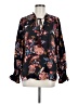 Mystree 100% Polyester Black Long Sleeve Blouse Size M - photo 1