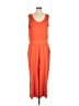 Zuda Solid Orange Jumpsuit Size L - photo 1