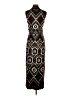Chico's 100% Polyester Graphic Black Cocktail Dress Size Sm (0) - photo 2