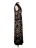 Chico's 100% Polyester Graphic Black Cocktail Dress Size Sm (0) - photo 4
