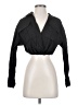 A.L.C. 100% Cotton Black Long Sleeve Blouse Size 0 - photo 1